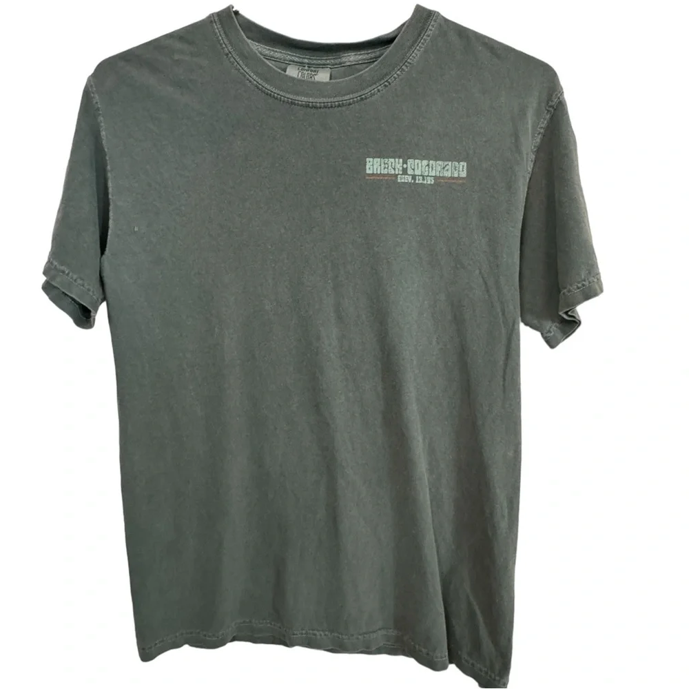 Vintage Aged Distressed Breck Breckenridge Colorado CO Ski Men’s S T-Shirt RARE - Picture 2 of 5